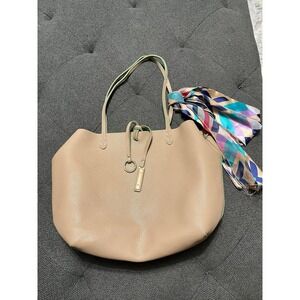 Camel‎ Tote bag with scarf and inner bag